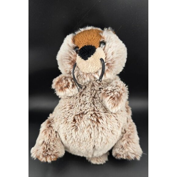 Adorable GANZ Webkinz Groundhog Plush Soft & Cuddly Stuffed Animal - Tan & Brown - Picture 2 of 12